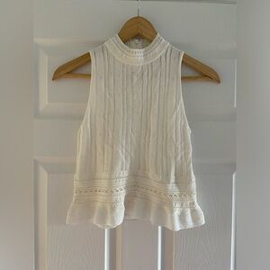 3.1 Phillip Lim white sheet sleeveless top size XS